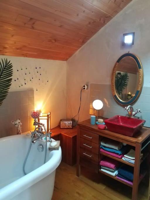 Chambres Et Coin Repas Coco Eco Bédouès Exteriör bild